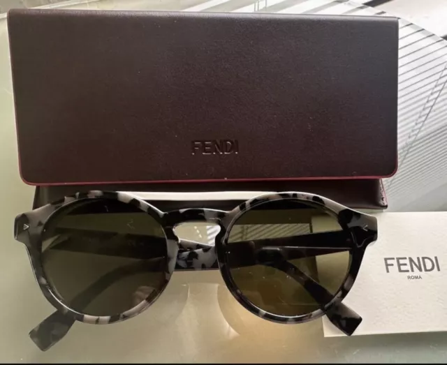 Fendi Sonnenbrille Herren Aviator Round