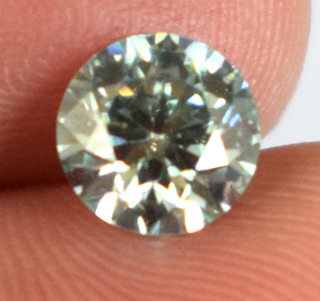 Moissanite 1 Carat VVS1 - Pierre Brillante Couleur D, Certifiée GRA, 6.5mm, Alternative Diamant