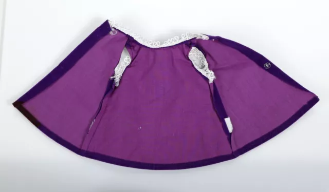 Vintage Velvet Crissy Purple Velvet Outfit Excellent Condition Ideal 15.5in Doll 3