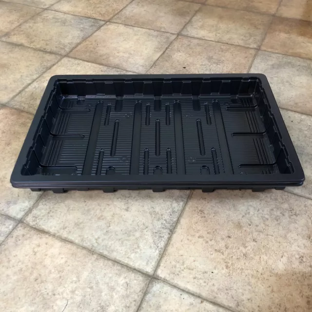 5 FULL SIZE Microgreens SHALLOW SEED TRAYS WITH NO HOLES watering(GRAVEL TRAYS )