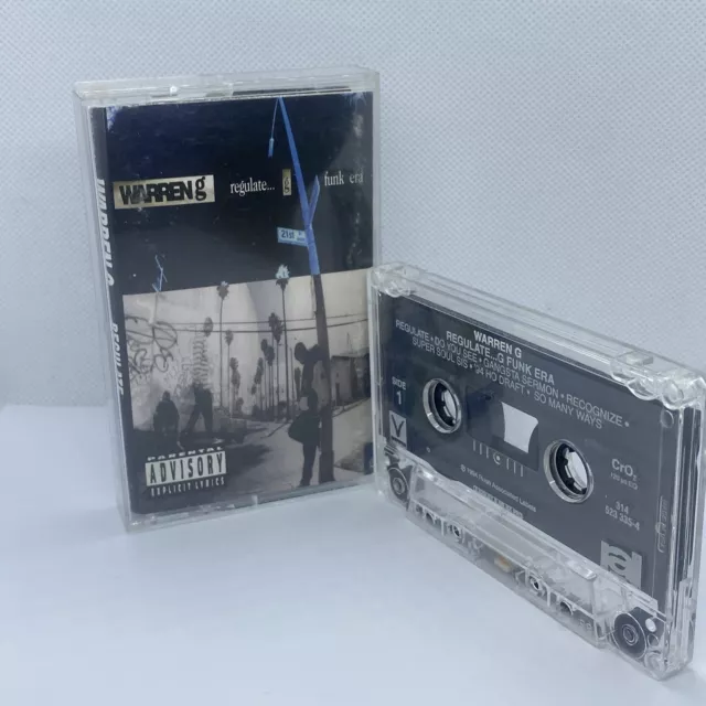 Warren G Regulate G Funk Era Cassette 1994 RARE USA VERSION