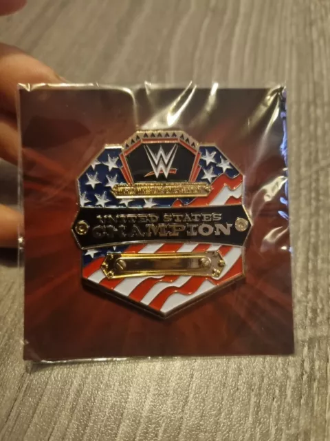 Wwe Slam Loot Crate Exclusive - United States Champion Replica Belt Pin Badge