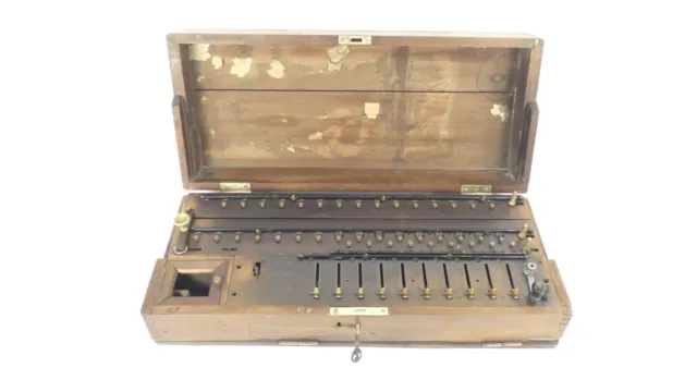 Calculadora Antigua Aritmómetro Tim Nº1 Año 1907 Arithmometre Arithmometer
