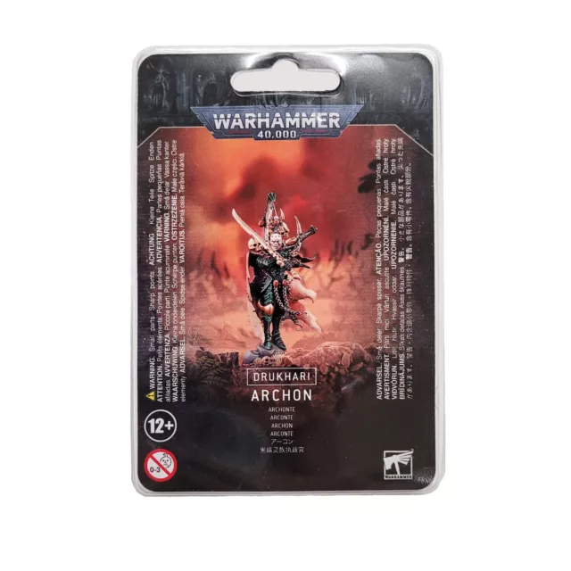 Warhammer 40,000 Drukhari Archon Citadel Miniature Figure with Base 45-22