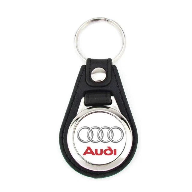 Originale Audi Sport PREMIUM Portachiavi In Pelle Di Vacca Con