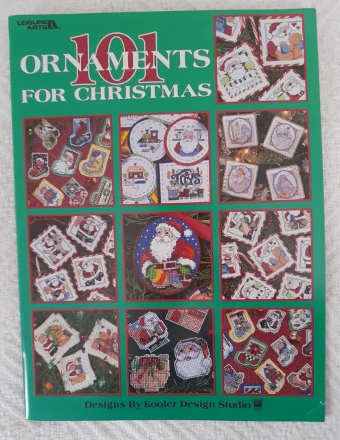 Leisure Arts  101 Ornaments for Christmas, Cross Stitch Booklet