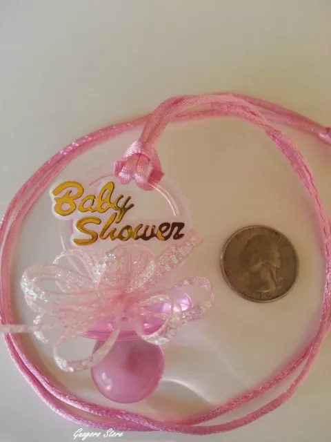 Colliers sucette jeux douche bébé favoris prix rose, bleu, garçon, fille 2