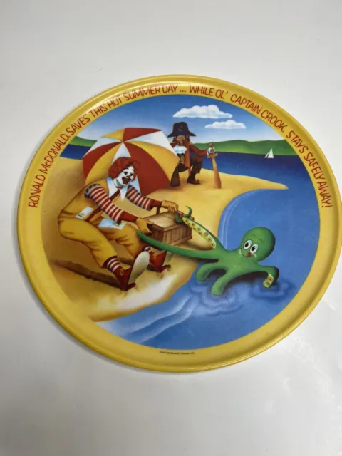 Vintage 1977 Ronald McDonald Saves This Hot Summer Day 10" Collector's Plate