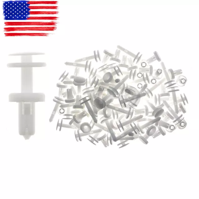50 Pcs Push Type Retainer Clips Door Trim Panel For Chevrolet Tahoe Astro Blazer