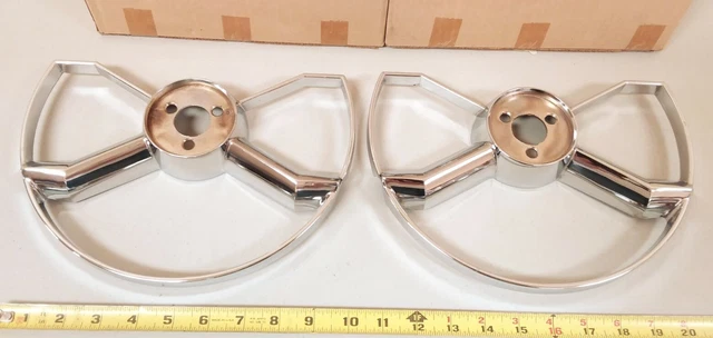 Vintage reproduction 50 51 52 Chevy butterfly steering wheel deluxe horn ring 2