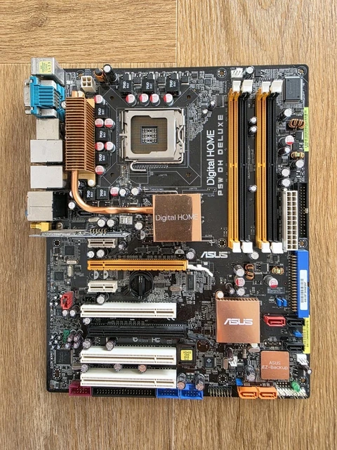 ASUS P5W DH Deluxe Digital Home Retro Motherboard Socket 775 £31.92 ...
