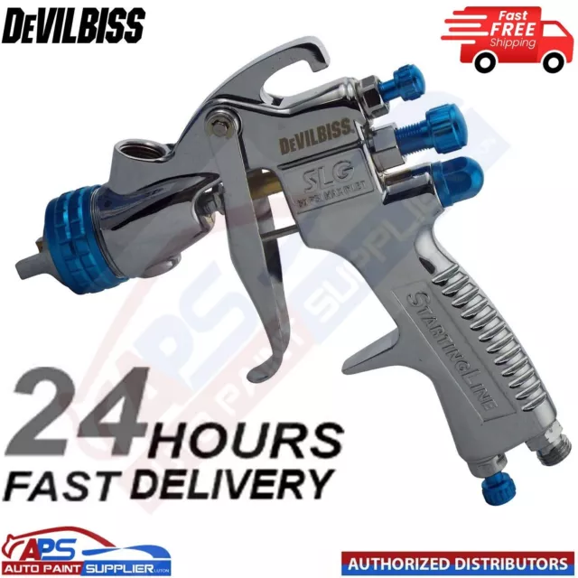 Devilbiss SLG-620 Spray Gun 1.3mm Gravity Paint Sprayer Compliant Solvent Paints