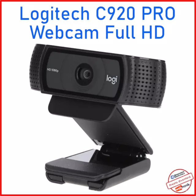 Webcam Logitech Pro C920 Full Hd Autofocus 1080P 1920X1080 960-001055 Windows 10