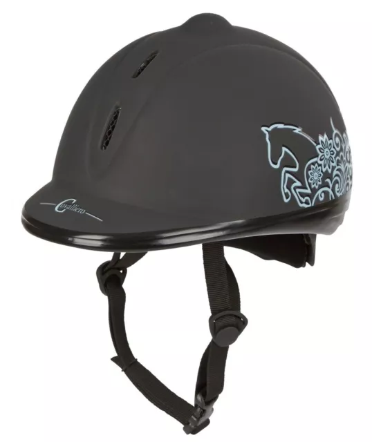 Reithelm Reitkappe Reiterhelm Beauty VG1 Kerbl schwarz