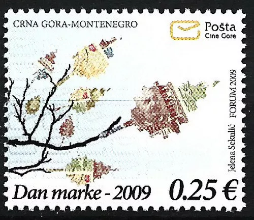 Montenegro - giorno del francobollo nuovo di zecca 2009 Michel 219