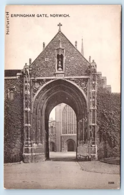 Erpingham Gate NORWICH England UK Postcard