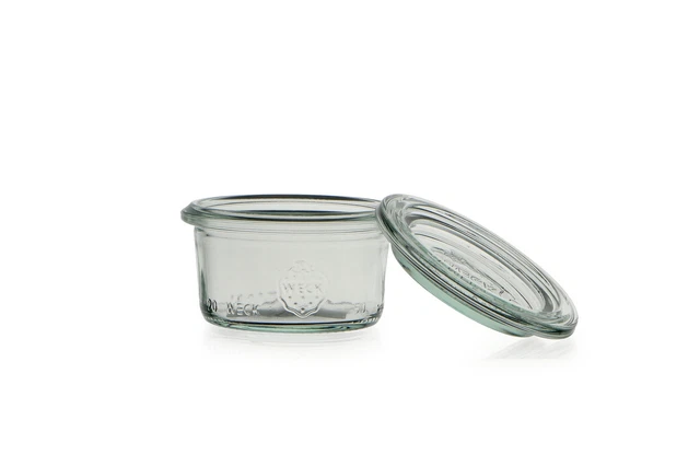 Weck Pots En Verre 290 ML Avec Couvercle 80 Mm - Lot De 6, Conservation Naturelle Et Durable