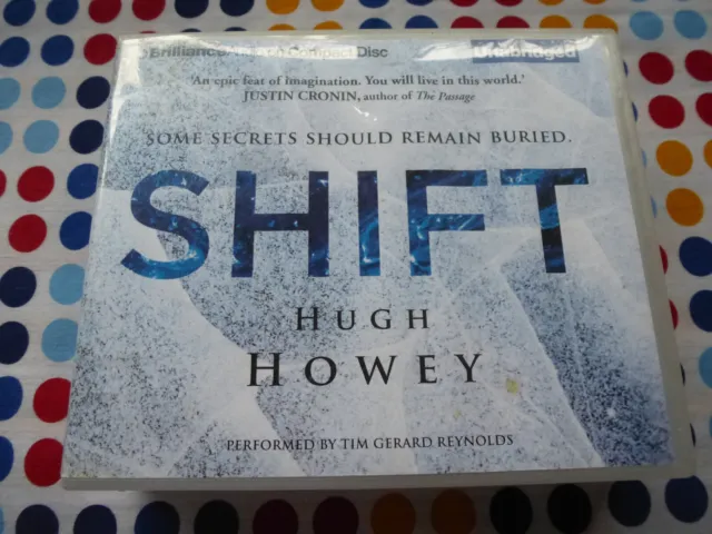 Hugh Howey Shift Read By Tim Gerald Reynolds X15 Cd Audio Book