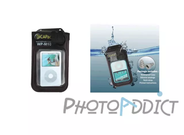 Wasserdichtes Gehäuse für iPod & MP3 - DiCAPac WP-M10 - Wasserdicht 10 m -...
