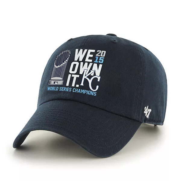 Kansas City Reali 47 Brand 2015 Mondo Serie Champions Noi Own It Trofeo Cappello