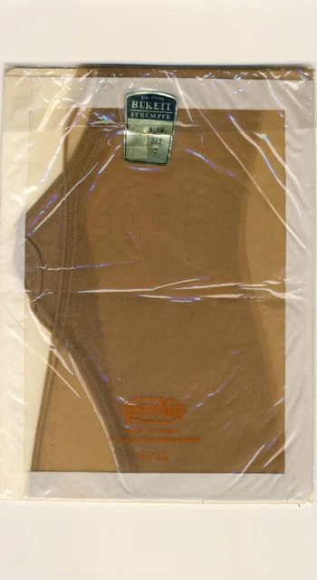 60s Perlon/cuciture calze in nylon BUQUET G. 9 -51gg/20 nylon con cucitura/calze da cucitura (4