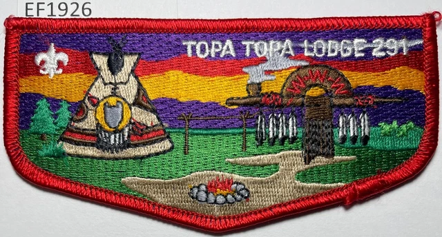Boy Scout OA 291 Topa Topa Lodge Flap