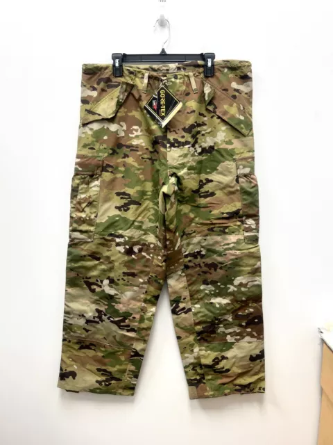 USGI Issue Apecs Gen II Gore Tex OCP Multicam Cold/Wet Weather Pants - Large Reg
