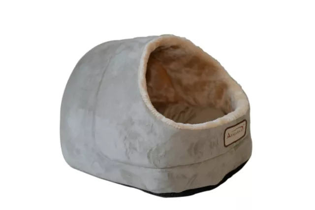 Armarkat Faux Suede Cat Bed and Cave,  18"(L) x 12.5"(W) x 11.5"(H), C18HHL/MH