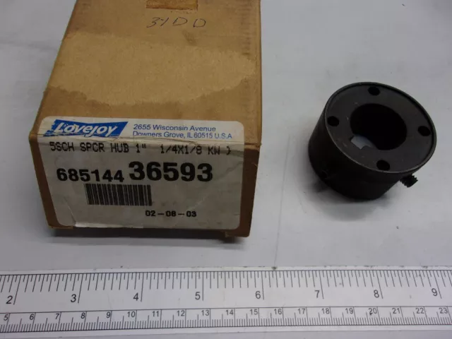 Lovejoy 5Sch Spcr Hub 1" 1/4X1/8Kw, Coupling 685144 36593, 0758A