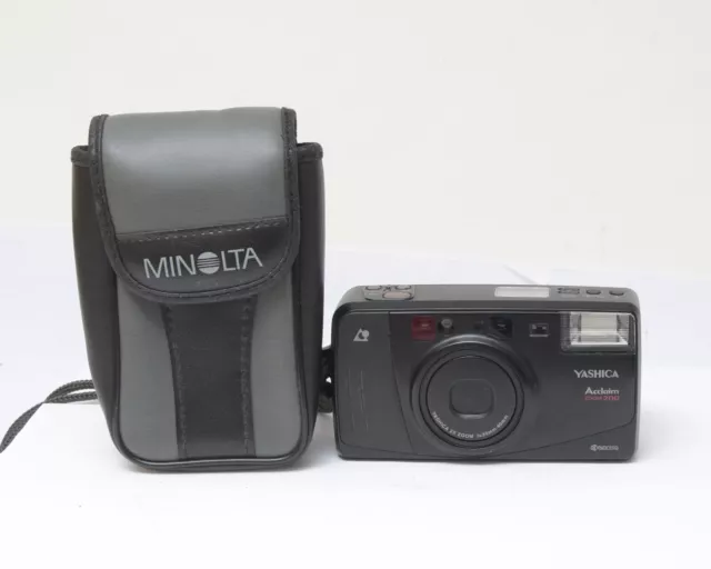 Yashica Acclaim Zoom 200, Yashica 2x zoom f = 30-60 mm con bolsa probada! N.o 60