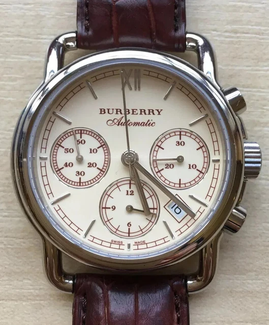 MENS BURBERRY SWISS Made Automatic Watch BU1210 695.00 PicClick UK
