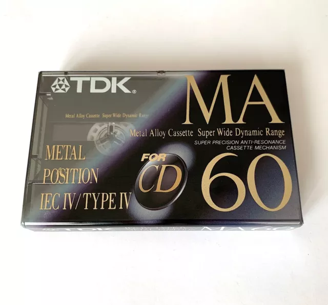 ** Cinta Tdk Ma 60 Nueva Precintada Type Iv Metal **