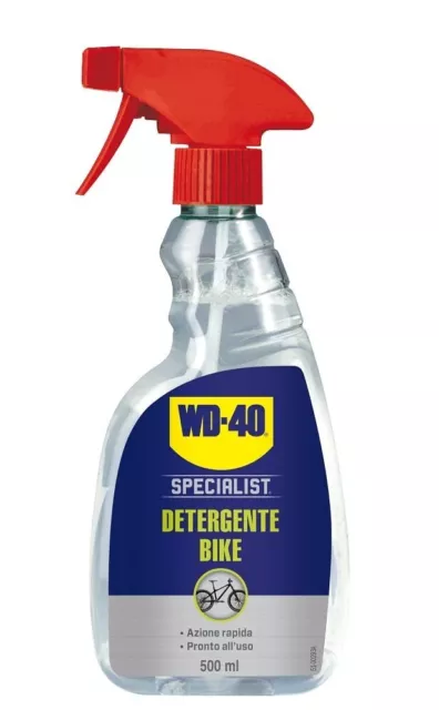 WD-40 Bike Aerosol Limpiador De Acción Rápido para Bici Listo L' Uso Da 500ML