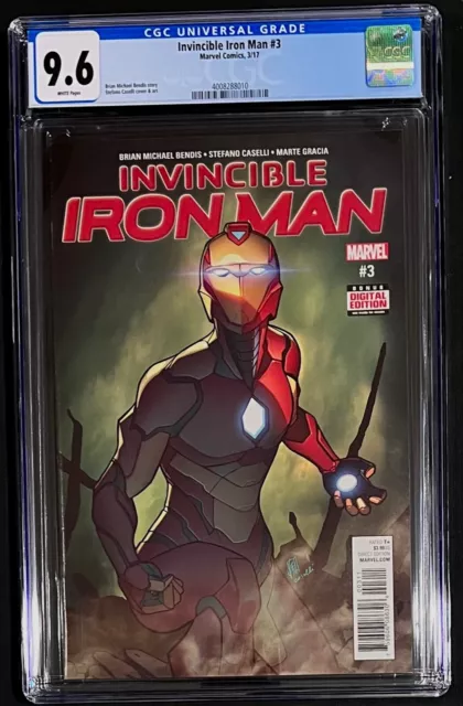 Invincible Iron Man 3 CGC 9.6 Riri Williams 1st Suit Ironheart Black Panther