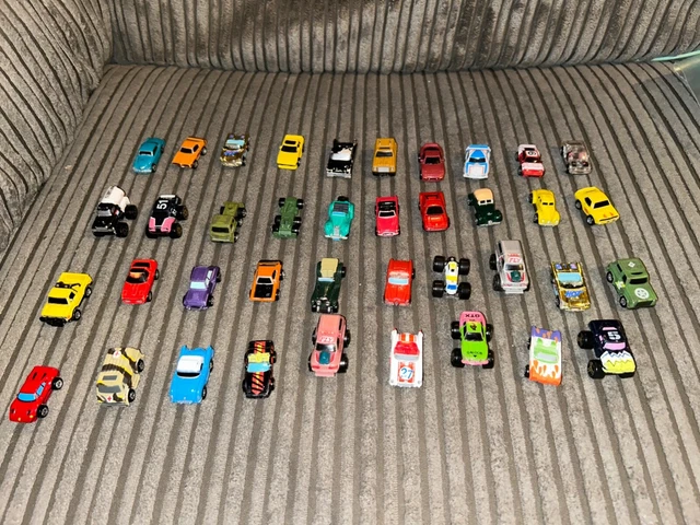 Micro Machines Vintage Set Of 39 Cars Galoob Lgti Funrise Road Champs