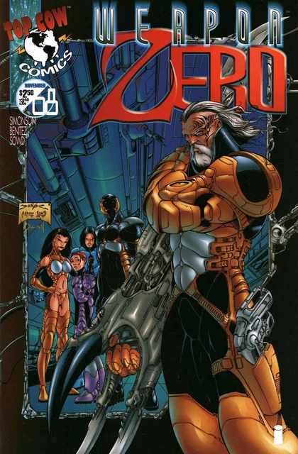 Top Cow Comics Weapon Zero Comic Book #8 (2nd Series, 1995) Sci-Fi Super Heroes