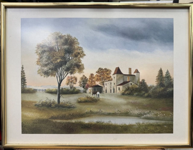 LITHOGRAPHIE LA FETE Dans La Cour Karen Tual N° 9/200 EUR 90,00