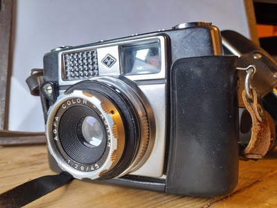 Agfa SILETTE VARIO FOTOCAMERA VINTAGE con color-Agnar 1:28/45 
