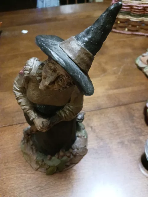 Tom Clark Gnome Cairn Studio Hazel the Witch Retired SIGNED 1984 #73 Halloween