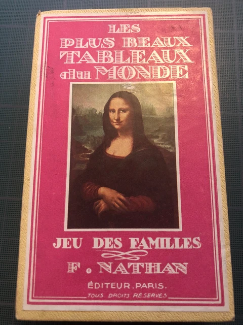 Ancien Jeu De Cartes Des Familles - Les Littérateurs Célèbres - F. Nathan - Collection