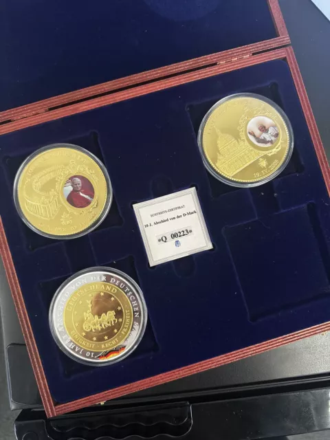 Gigant Medaillen Papst Set Sammlerstücke Rarität