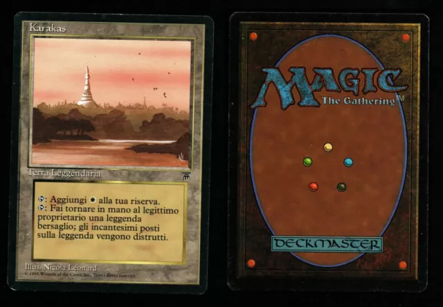 Karakas EX Leggende Italiano ITA LE0247 LG Magic MTG Legends Terra Leggendaria