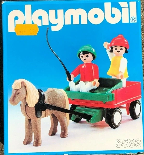 Playmobil 8062 - Petit Chariot Pour Enfant - Jeu De Construction Occasion - Pièces Détachées Ou Jouet