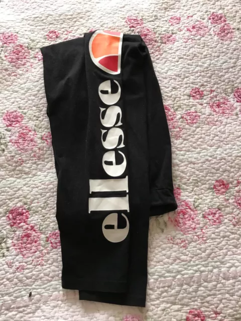 Activewear Black Pants/Leggings by "Ellesse" Size 10