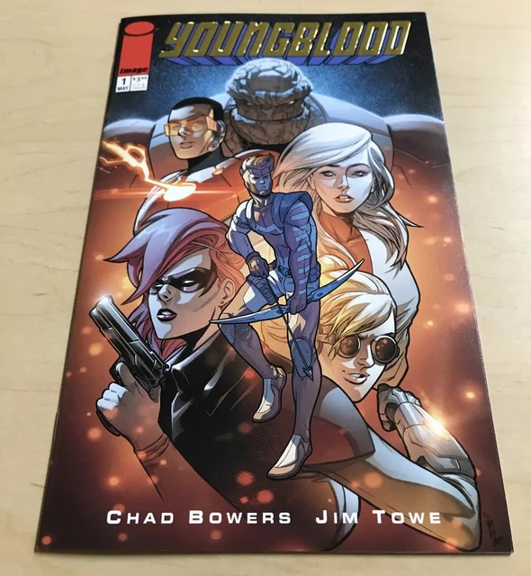 YOUNGBLOOD #1 (-9.8) Gold Foil Cover/MOVIE/Chad Bowers/PROPHET/Image Comics