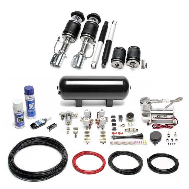 Ta technix Air Châssis + Compresseur Kit Noir pour Opel Corsa C Ha- De Chocs =