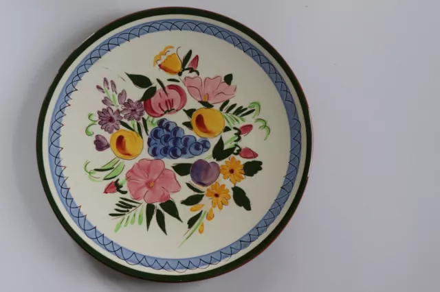 5x LOT Dinner Handpainted STANGL Pottery "Fruit and Flowers" 10" Plates EUC