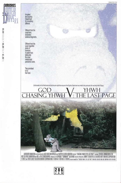 Cerebus the Aardvark #286 VF; Aardvark-Vanaheim | Dave Sim Latter Days 21 - we c