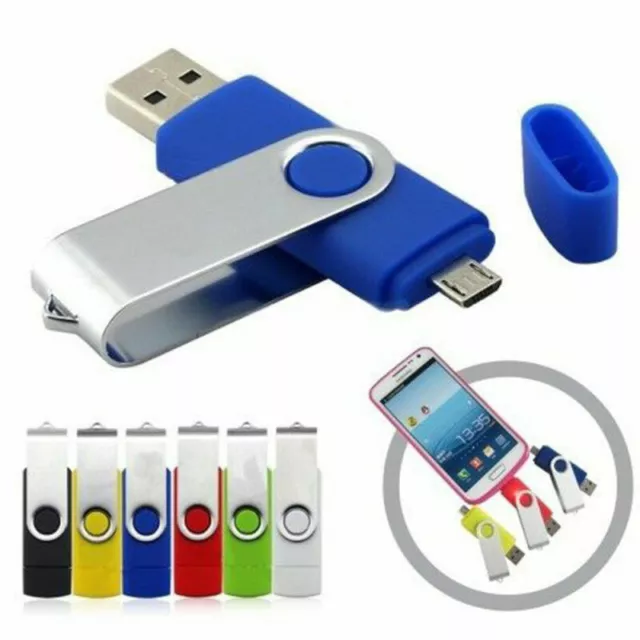 2TB USB 2.0 OTG Flash Drive Memory Stick Pen Thumb Key U Disk For Android/PC