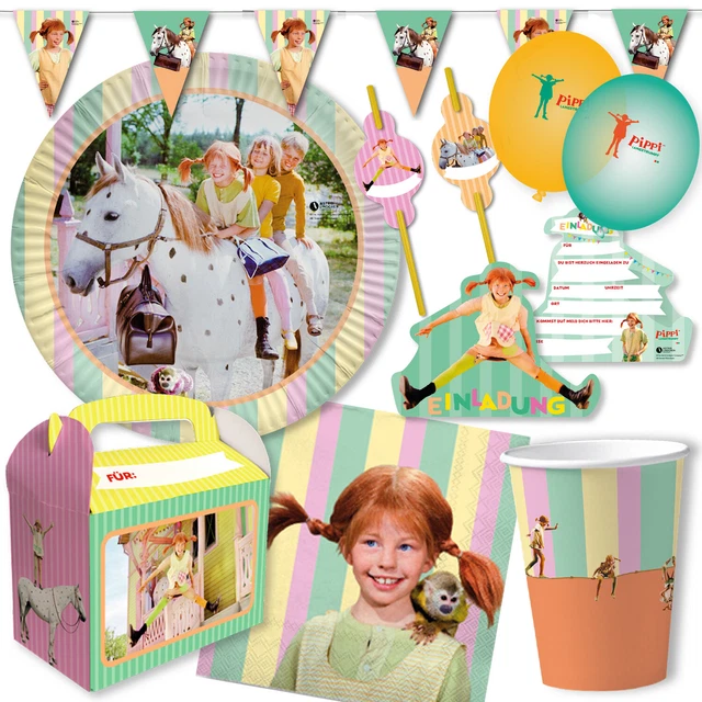 Pippi Langstrumpf Party Deko